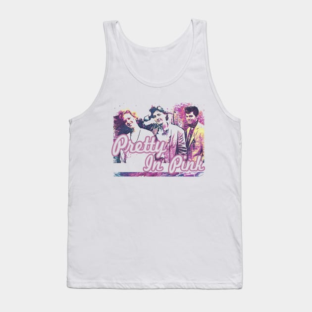 Pretty In Pink The Timeless Memories Retro Style Tank Top by VintageMimi